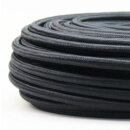 Textilkabel schwarz 3-adrig 3x1,5 mm²...