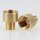 M10x1 AG auf M13x1 IG Reduzier-Nippel Kopfstück Gewinde-Adapter 15x18mm Messing roh