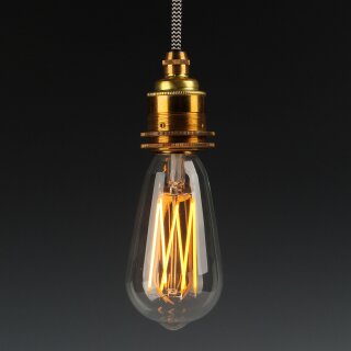 Danlamp E27 Deko LED Glühbirne Edison Gold Lamp 240V/2,5W 2000K 150 Lumen
