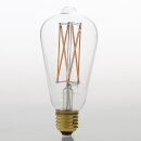Danlamp E27 Deko LED Glühbirne Edison Gold Lamp 240V/2,5W 2000K 150 Lumen