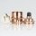 E27 Vintage Lampenfassung Metall Bronze mit Zugentlastung und 2 Schraubringe