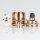 E27 Vintage Lampenfassung Metall Bronze mit Zugentlastung und 2 Schraubringe