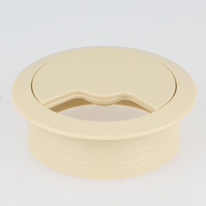 VICASKY Wohnmobil Kabeldurchführung Weiß - Runde Abdeckung 13x13cm Für Stromkabel