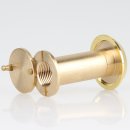 Häfele Türspion 14mm mit Klappe Messing poliert 35-55mm Türdicke