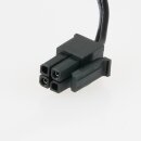 Häfele Druckschalter mit Zuleitung silber für 12mm Bohrloch 12-24V