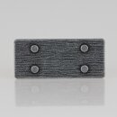 Häfele Möbelgriff Sockelgriff eisenfarben antik...