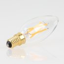 Danlamp E14 Vintage Deko LED Kerzenform klar Lampe 35mm 240V/4W