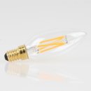 Danlamp E14 Vintage Deko LED Kerzenform klar Lampe 35mm 240V/4W