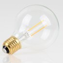 Danlamp E27 Vintage Deko LED Globe De Luxe One 80mm 240V/1W 2200K 100 Lumen