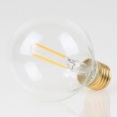 Danlamp E27 Vintage Deko LED Globe De Luxe One 80mm 240V/1W 2200K 100 Lumen