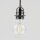 Danlamp E27 Vintage Deko LED Globe De Luxe One 80mm 240V/1W 2200K 100 Lumen