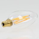 Danlamp E14 Vintage Deko LED Kerzenform klar Lampe 45mm 240V/3,5W