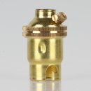 B15d Bajonett Lampenfassung Glattmantel Messing M10x1 IG...