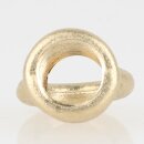 Ringnippel Metall Messing roh 18x22mm M10x1 Innengewinde für Lampen und Leuchtenbau