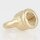 Ringnippel Metall Messing roh 18x22mm M10x1 Innengewinde für Lampen und Leuchtenbau