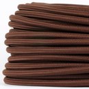 Textilkabel Stoffkabel braun 2-adrig 2x0,75...