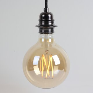Danlamp E27 Deko LED Glühbirne Mega Edison Gold II Lampe 125mm 240V/4W 2000K 250 Lumen
