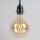 Danlamp E27 Deko LED Glühbirne Mega Edison Gold II Lampe 125mm 240V/4W 2000K 250 Lumen