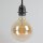 Danlamp E27 Deko LED Glühbirne Mega Edison Gold II Lampe 125mm 240V/4W 2000K 250 Lumen
