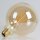 Danlamp E27 Deko LED Glühbirne Mega Edison Gold II Lampe 125mm 240V/4W 2000K 250 Lumen