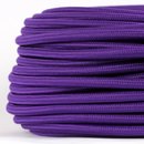 Textilkabel Stoffkabel violett 3-adrig 3x0,75...