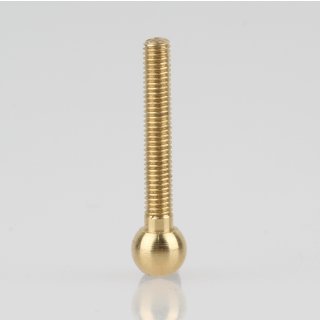 M3 Kugelkopfschraube 25x6mm Messing roh