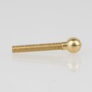 M3 Kugelkopfschraube 25x6mm Messing roh