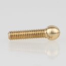 M4 Kugelkopfschraube 20x6mm Messing roh