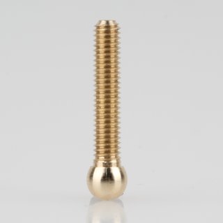 M4 Kugelkopfschraube 25x6mm Messing roh
