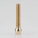 M4 Kugelkopfschraube 25x6mm Messing roh