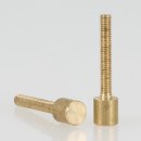 M3 Zylinderkopfschraube 26,5x6mm Messing roh