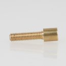M4 Zylinderkopfschraube 21,5x6mm Messing roh
