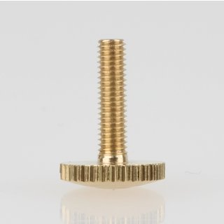M3 Rändelschrauben 15x10mm Messing roh