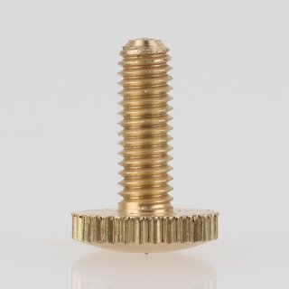 M4 Rändelschrauben 15x10mm Messing roh
