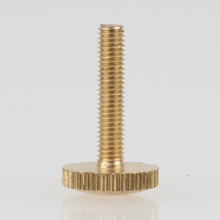 M3 Rändelschrauben 18x10mm Messing roh