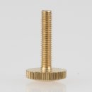 M3 Rändelschrauben 18x10mm Messing roh