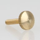M3 Rändelschrauben 18x10mm Messing roh