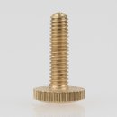 M4 Rändelschrauben 18x10mm Messing roh