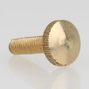 M4 Rändelschrauben 18x10mm Messing roh