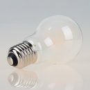 Sigor LED Filament Leuchtmittel 230V/8.5W=(75W) AGL-Form matt E27 Sockel warmwei&szlig; dimmbar