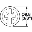 Häfele Gewindeschraube M4 Tellerkopf Kombi-Kreuzschlitz 10x8mm