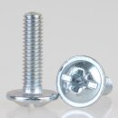 Häfele Gewindeschraube M4 Tellerkopf Kombi-Kreuzschlitz 10x15mm