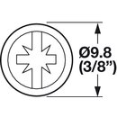 Häfele Gewindeschraube M4x1 Tellerkopf Kombi-Kreuzschlitz 10x15mm