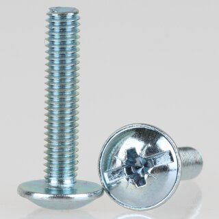 Häfele Gewindeschraube M4 Tellerkopf Kombi-Kreuzschlitz 10x20mm