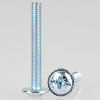 Häfele Gewindeschraube M4 Tellerkopf Kombi-Kreuzschlitz 10x30mm