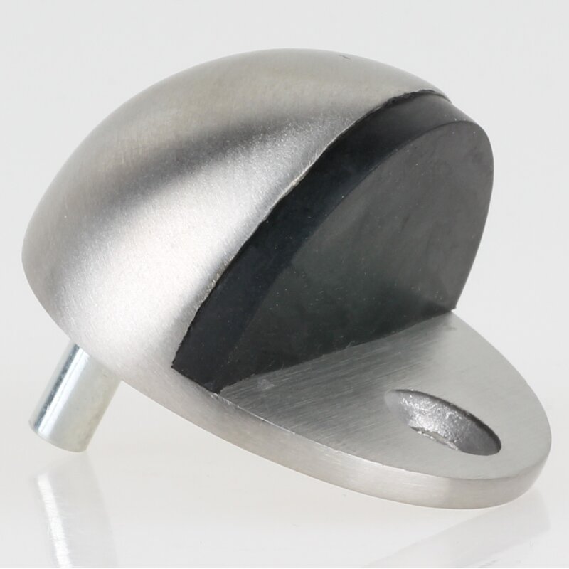 Bodentürstopper Edelstahl V2A - Türpuffer Mit Gummiring 40mm