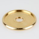 Zentrierscheibe Messing 45x3.5mm mit Rand M10x1 Feingewinde
