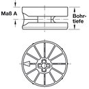 Häfele Maxifix Exzenter Verbindergehäuse 35x17mm vernickelt