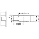 Häfele Maxifix Exzenter Verbindergehäuse 35x17mm vernickelt