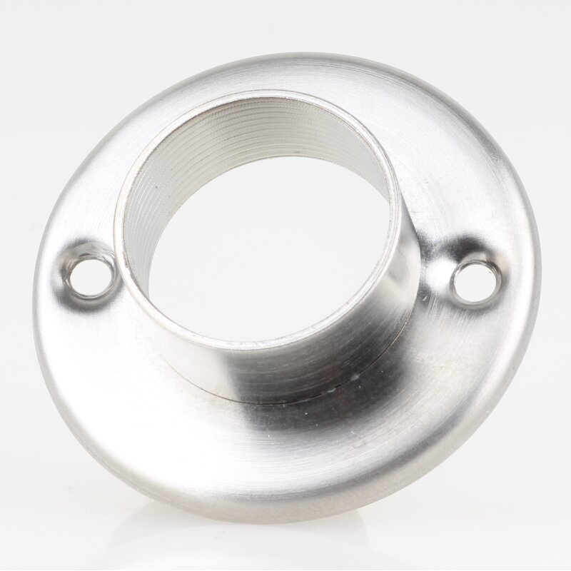 Kleiderstangen-Halterung Aus Zinklegierung – Für 19 Mm Stangen (wie Duschstangen), 2 Stück, U-förmig, Mit 4 Schrauben, Trägt Bis 100 Kg!